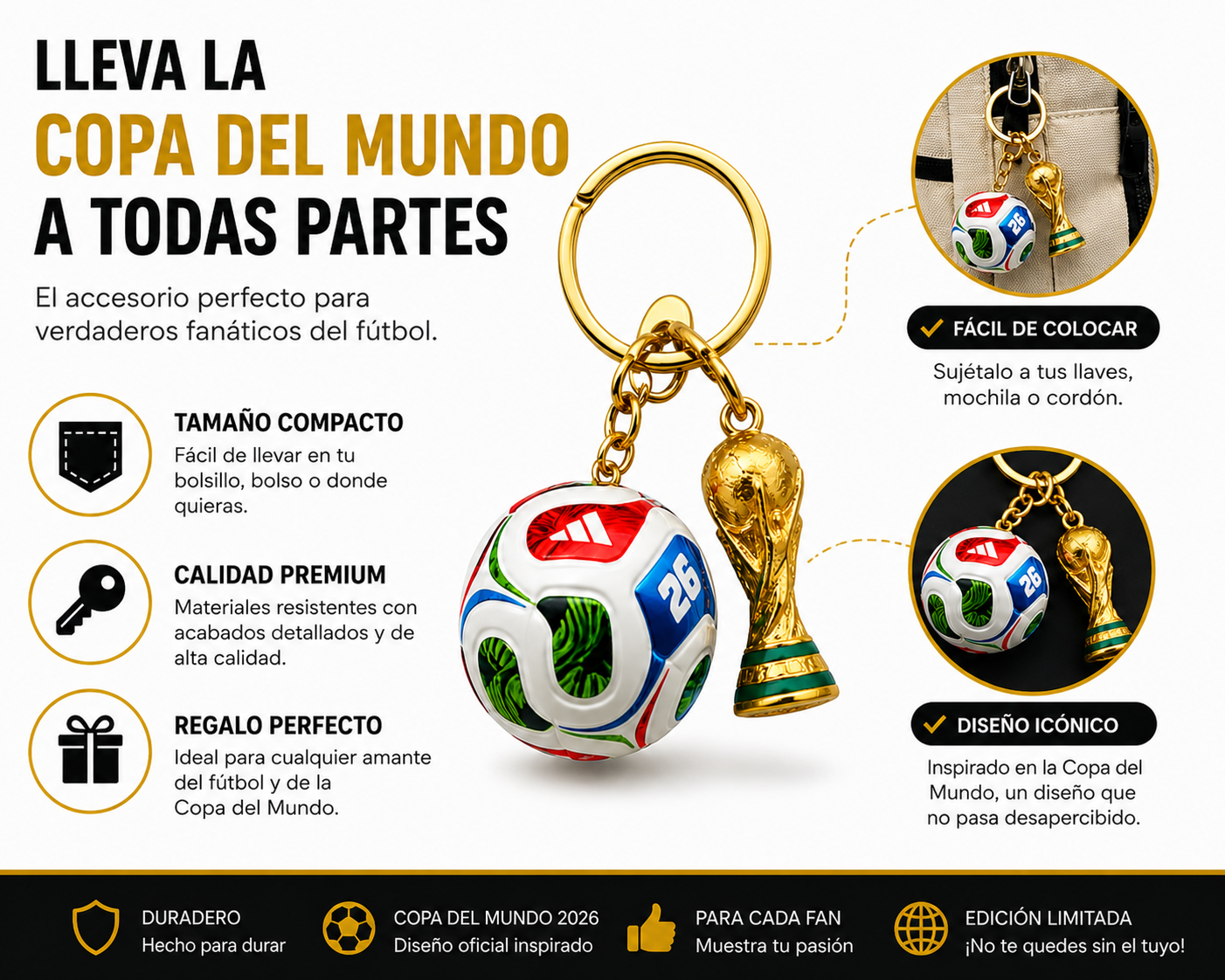 Llavero Mundial 2026
